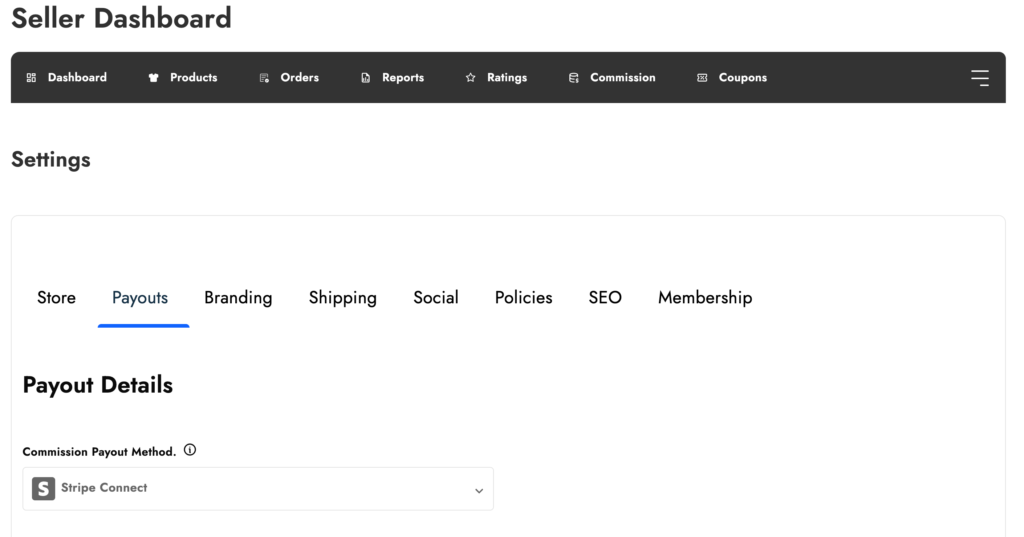 Setting Payouts and Details - Steps to Set Up Stripe Connect