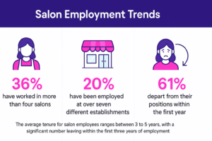 Beauty Industry Trends - Salon Employement Infographic