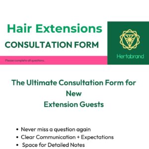 Hair Extensions Consultation Form — New Guest